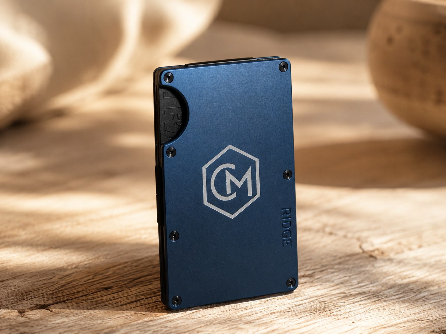 Ride wallet met gravering